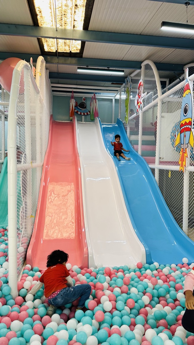 Indoor play area activities